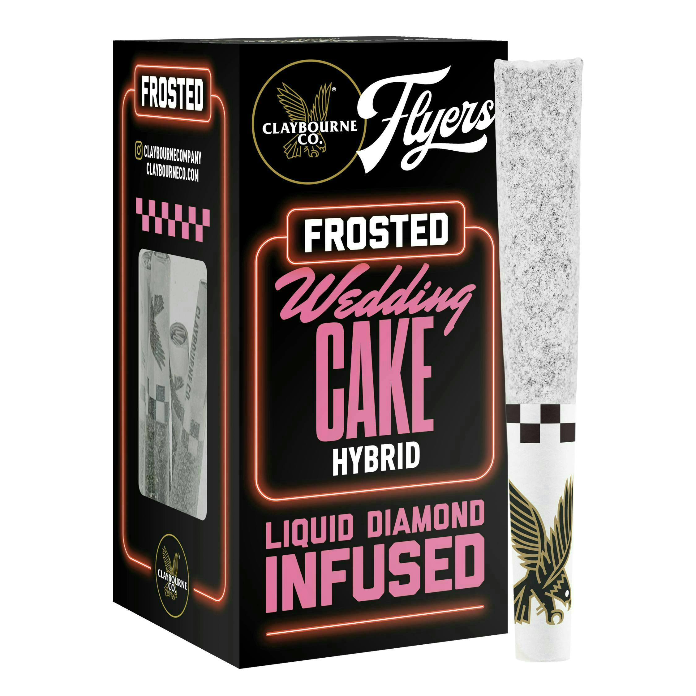 Claybourne | Wedding Cake | Flyers Infused Pre-Rolls 5pk