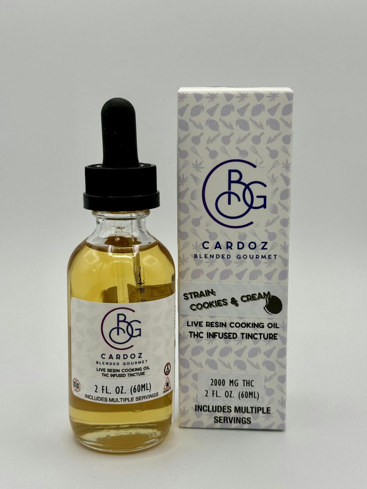 Image of Live Resin Cooking Oil Cookies and Cream | 2000mg