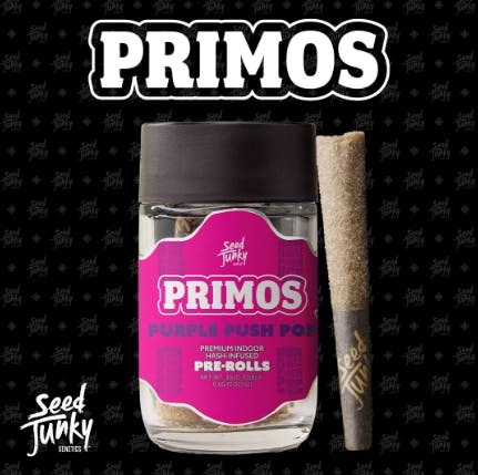 SEED JUNKY | PURPLE PUSH POP - BUBBLE HASH INFUSED CANNON