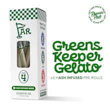 PAR x Pressure Pack - 5-Pack .7g Hash Infused Prerolls - Greens Keepers Gelato
