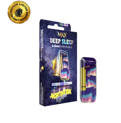 MKX - 2g Live Resin Disposable - Northern Lights (Deep Sleep) - DISPOSABLES by MKX Oil Co. at King of Budz