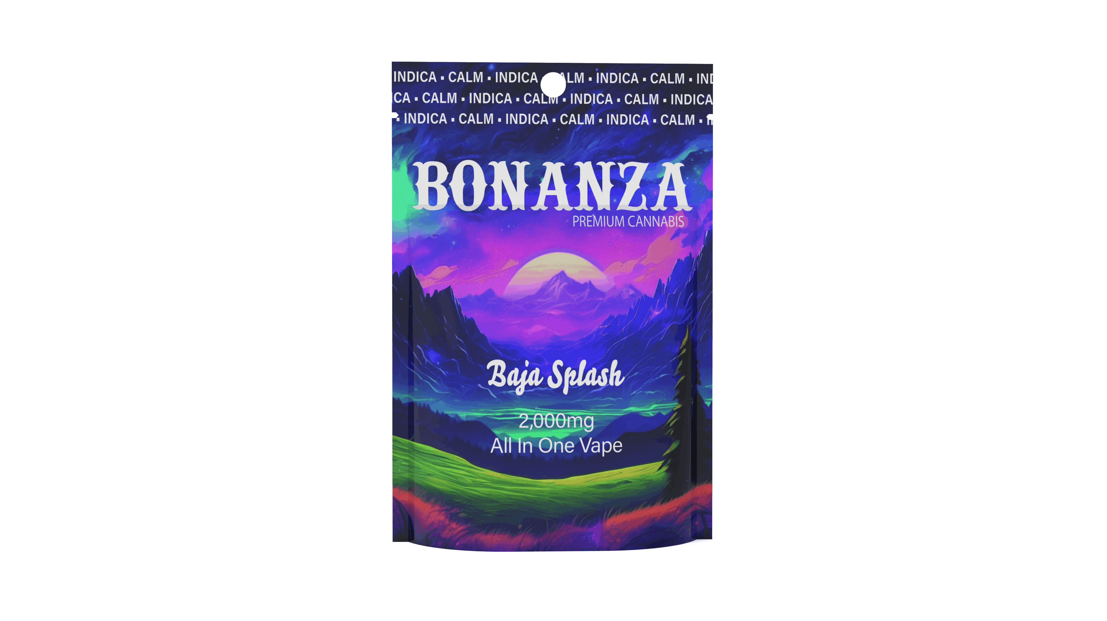 Bonanza- 2g Baja Splash AIO Vape- Indica