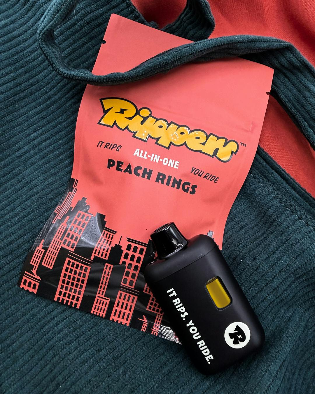 Product Rippers - Peach Rings - 1g - AIO