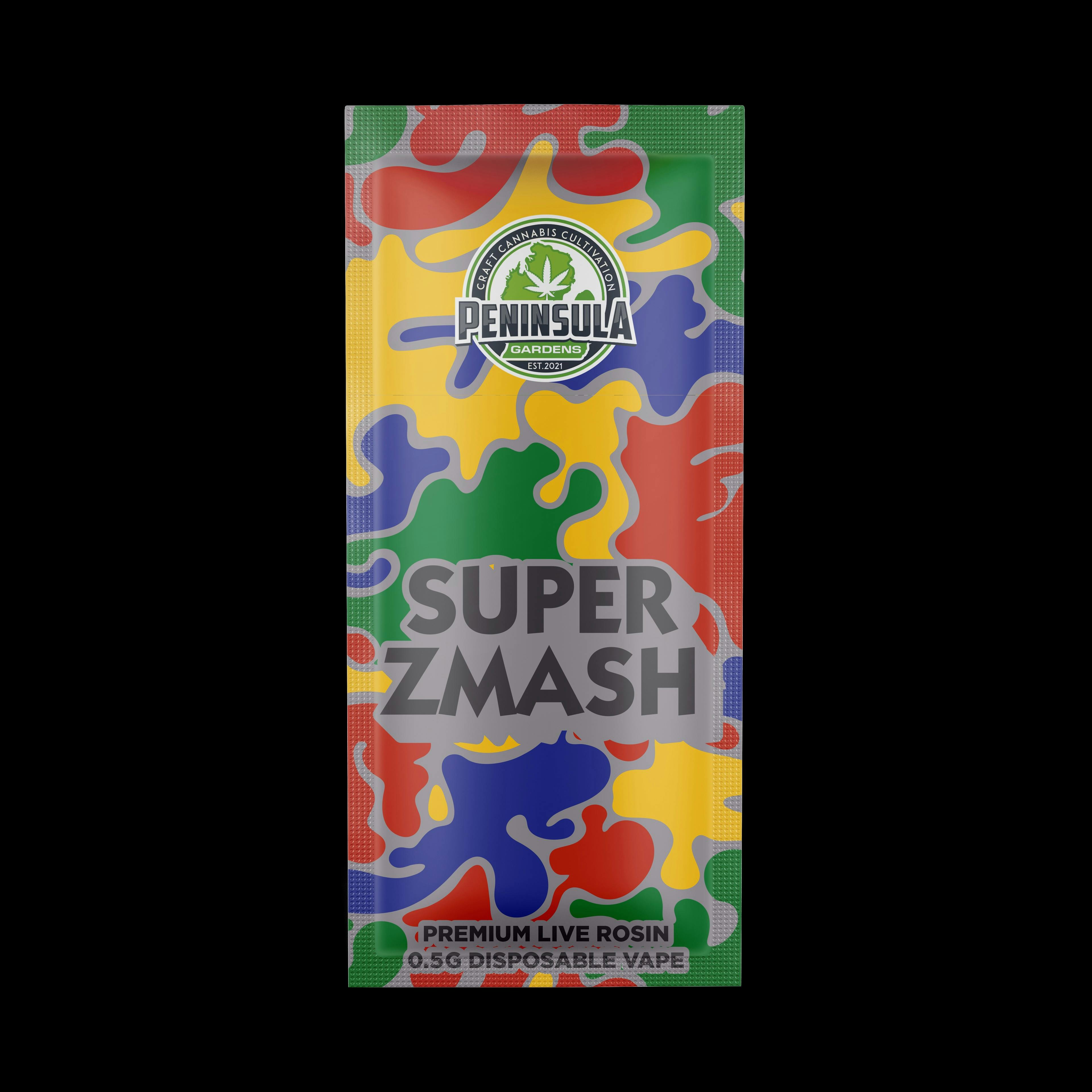 Peninsula Gardens | Super Zmash | .5G Live Rosin Disposable