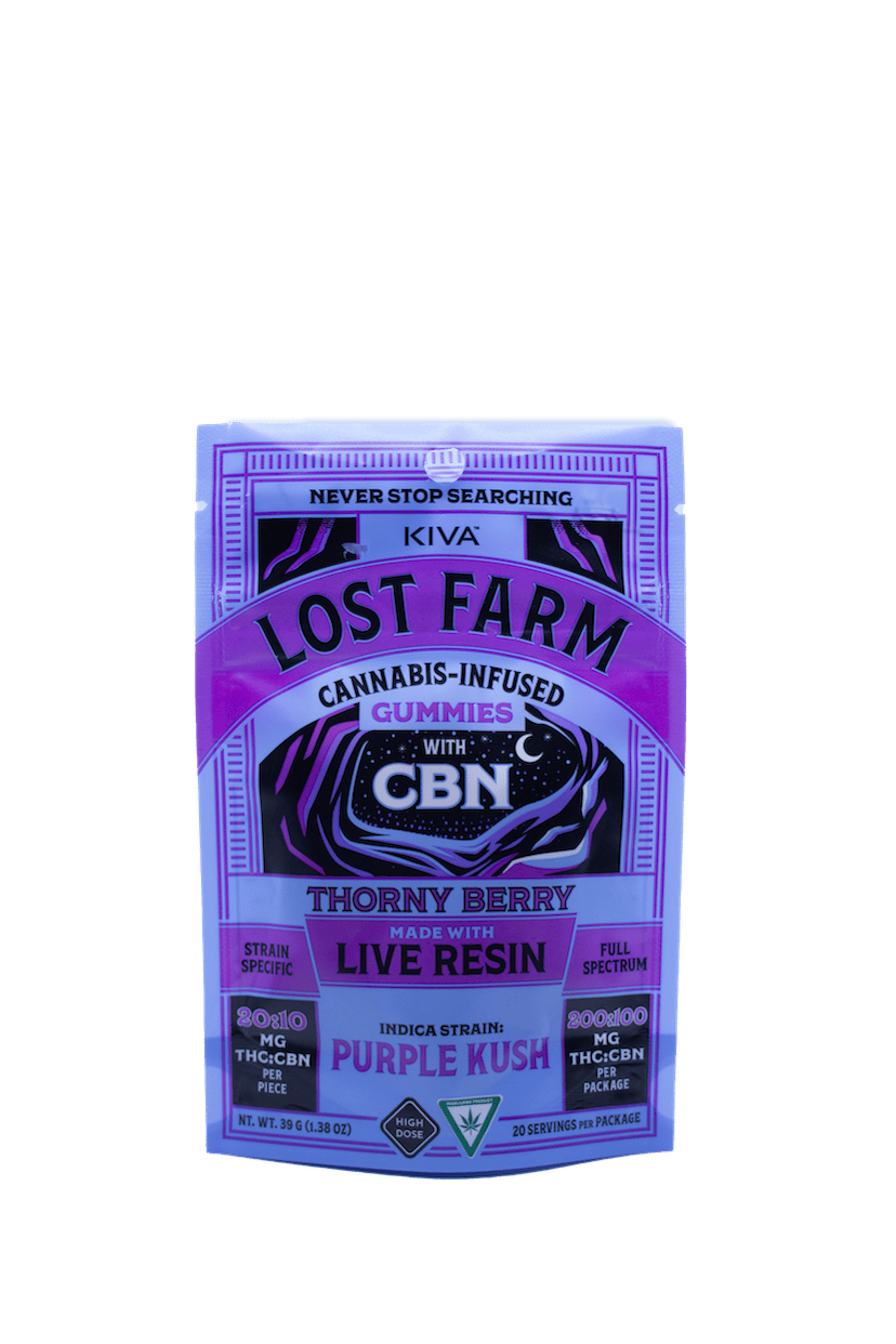 Lost Farms | 200mg Live Resin Gummies | Thorny Berry 2:1 THC:CBN