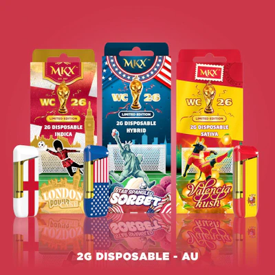 MKX - 2g Disposable - Star Spangled Sorbet - DISPOSABLES by MKX Oil Co. at King of Budz