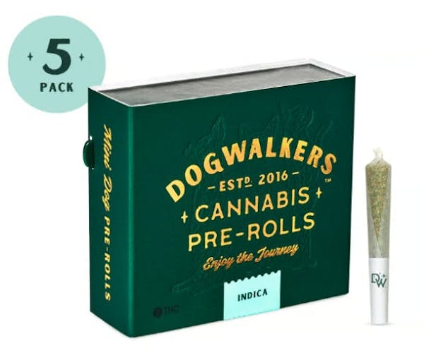 Bubba Fett (H) - 0.35g 5pk Pre Roll - Dogwalkers