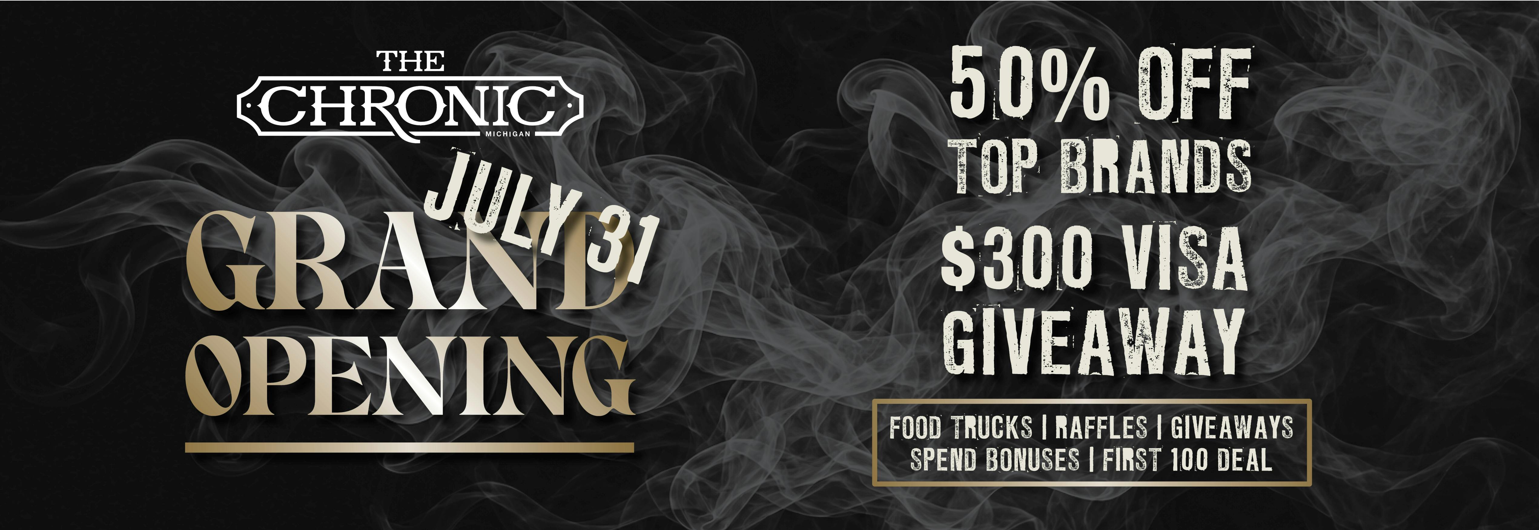 Grand Opening July 31