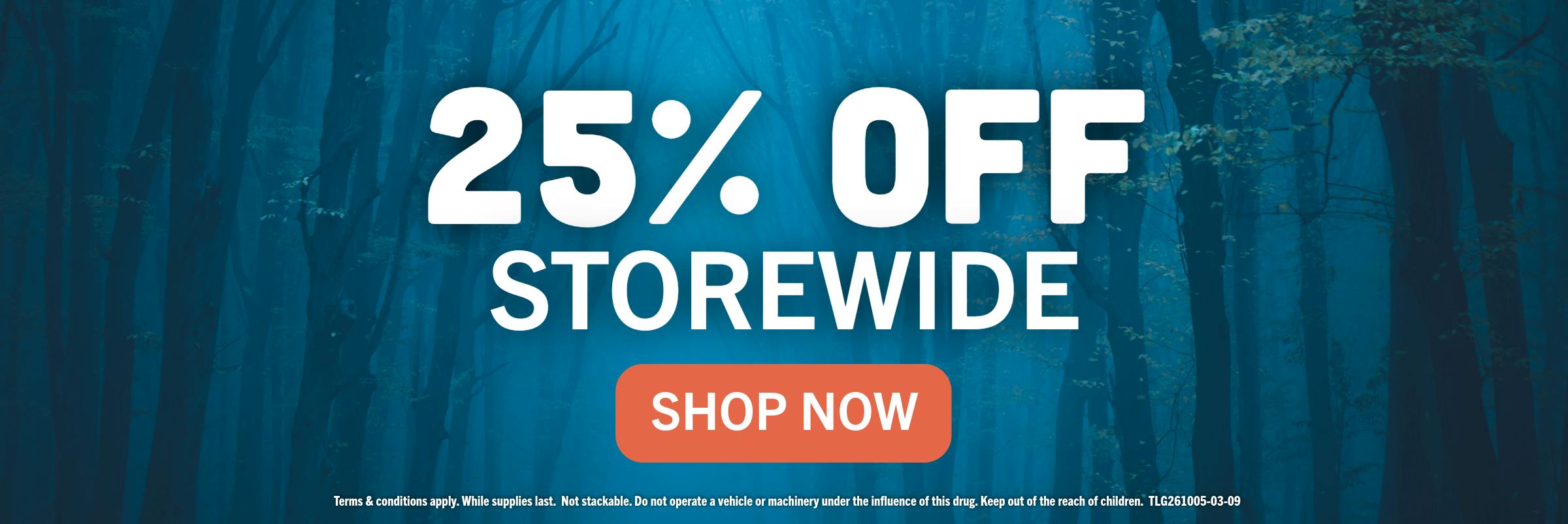 25% OFF STOREWIDE SALE