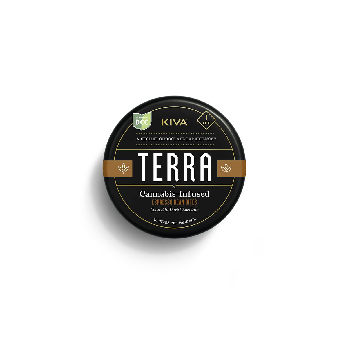 Terra Espresso Dark Chocolate Bites 20pk Edibles | Kiva |