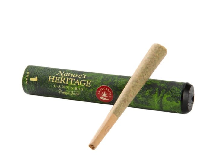Product GGG Nature's Heritage Preroll - Lemon Cherry Gelato 1g