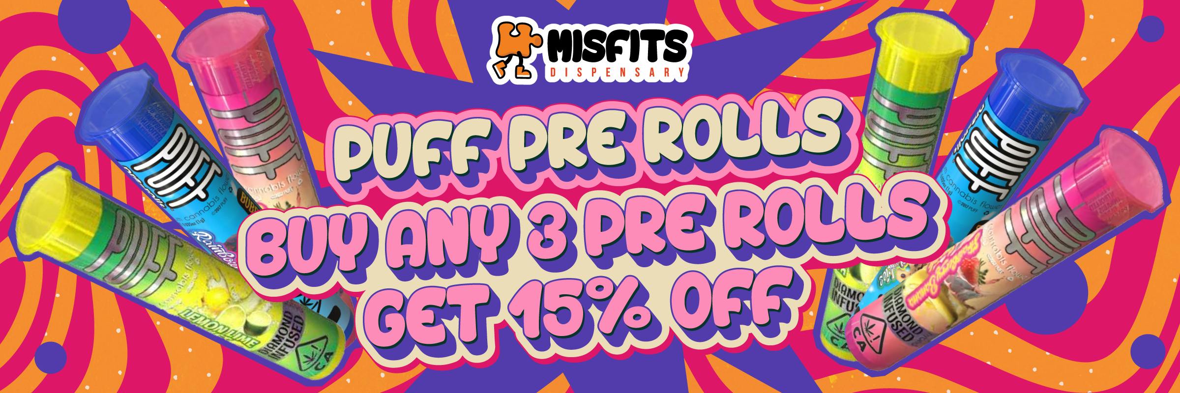 Puff pre roll discount savings