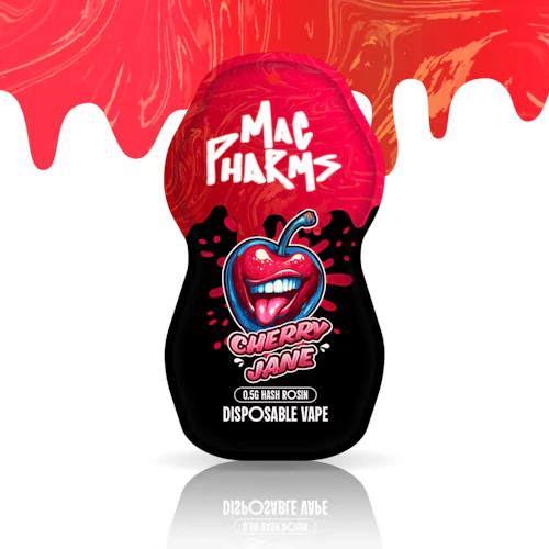 Mac Pharms - .5g Hash Rosin Disposable - Cherry Jane