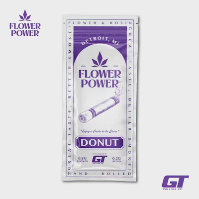 Flower Power - 1g Rosin Infused Donut - Pixy Pop x Flyin' Hawaiian