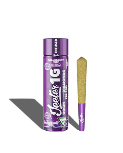 Jeeter - 1g Quad Infused Preroll - Granddaddy Purp - PRE_ROLLS by Jeeter at King of Budz