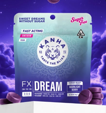 Product Kanha Nano | Dream - Moonlight Berry | 1:1:1 | Sugar Free | 100mg