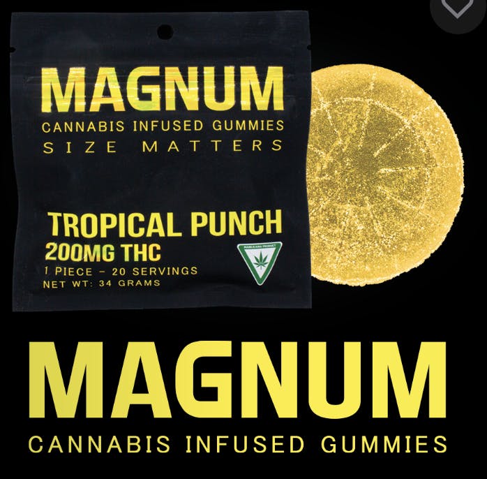 Product: Magnum | Gummies - 200mg - Tropical Punch