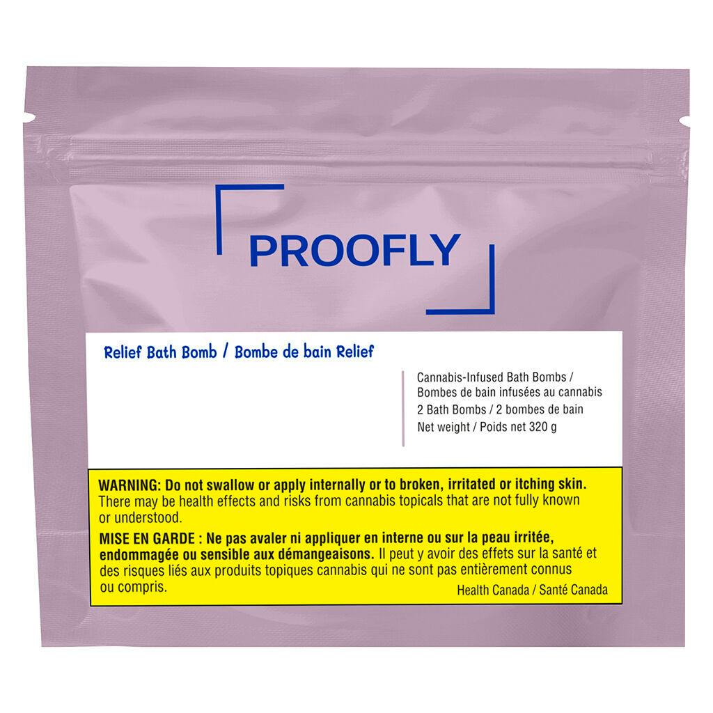 Proofly - relief bath bomb - 2 pack