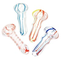 Product SeshGear Striped Glass Pipe 3.75"