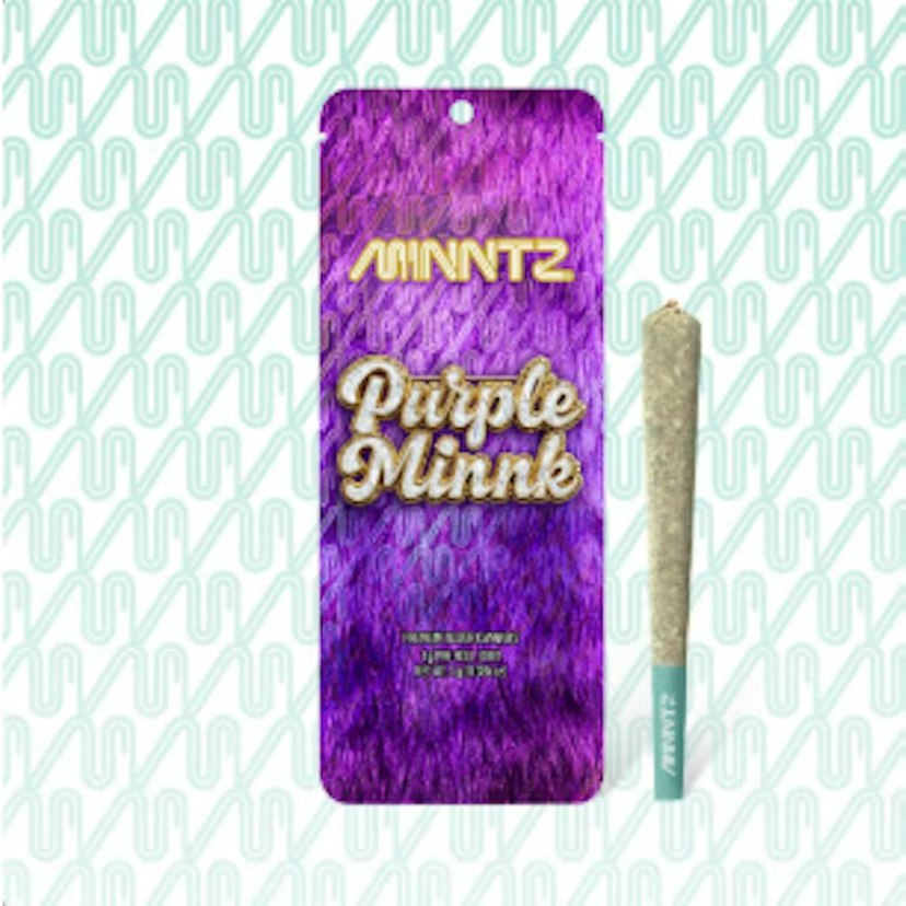 Minntz 1g Preroll Purple Minnk