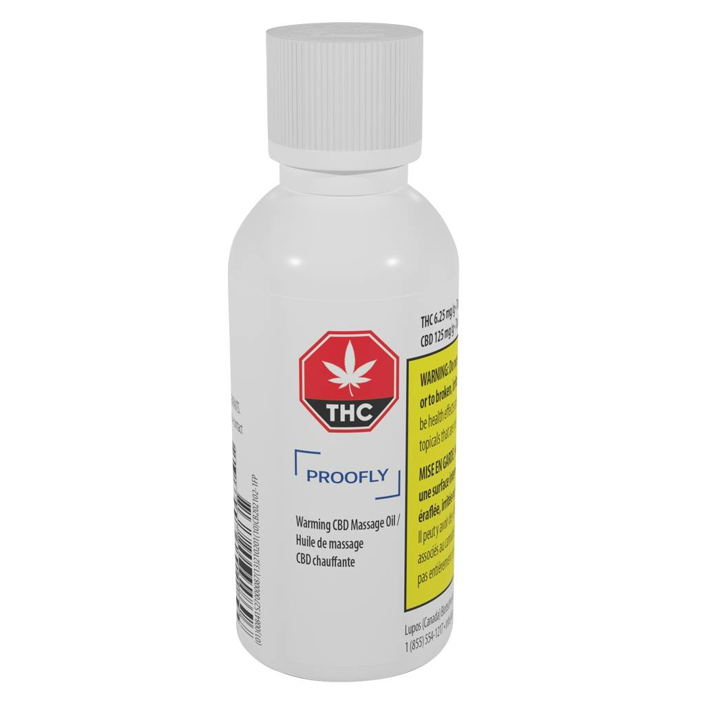 Proofly - warming cbd massage oil
