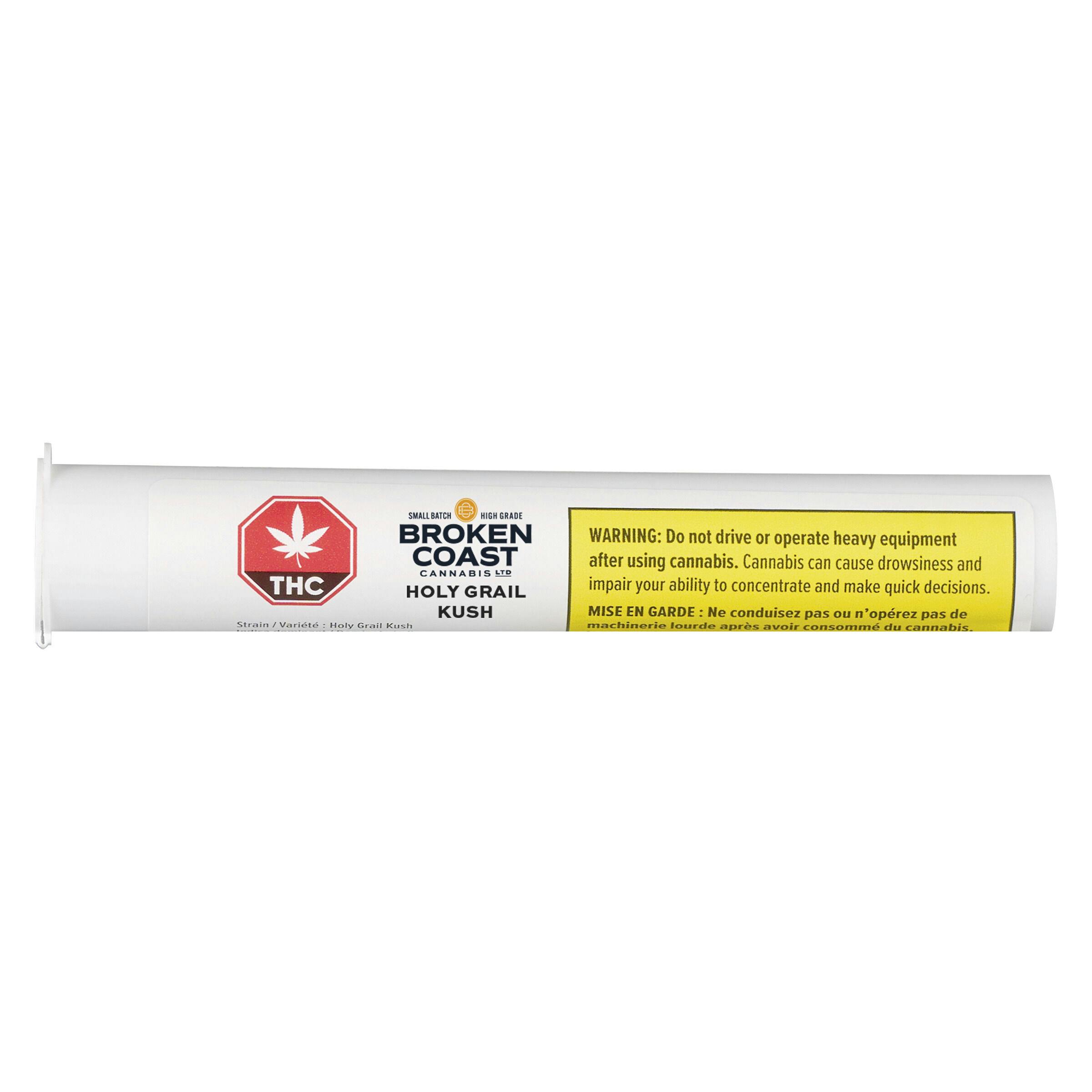 Broken Coast - Holy Grail Kush Pre-Roll - Hybrid - 3x0.5g