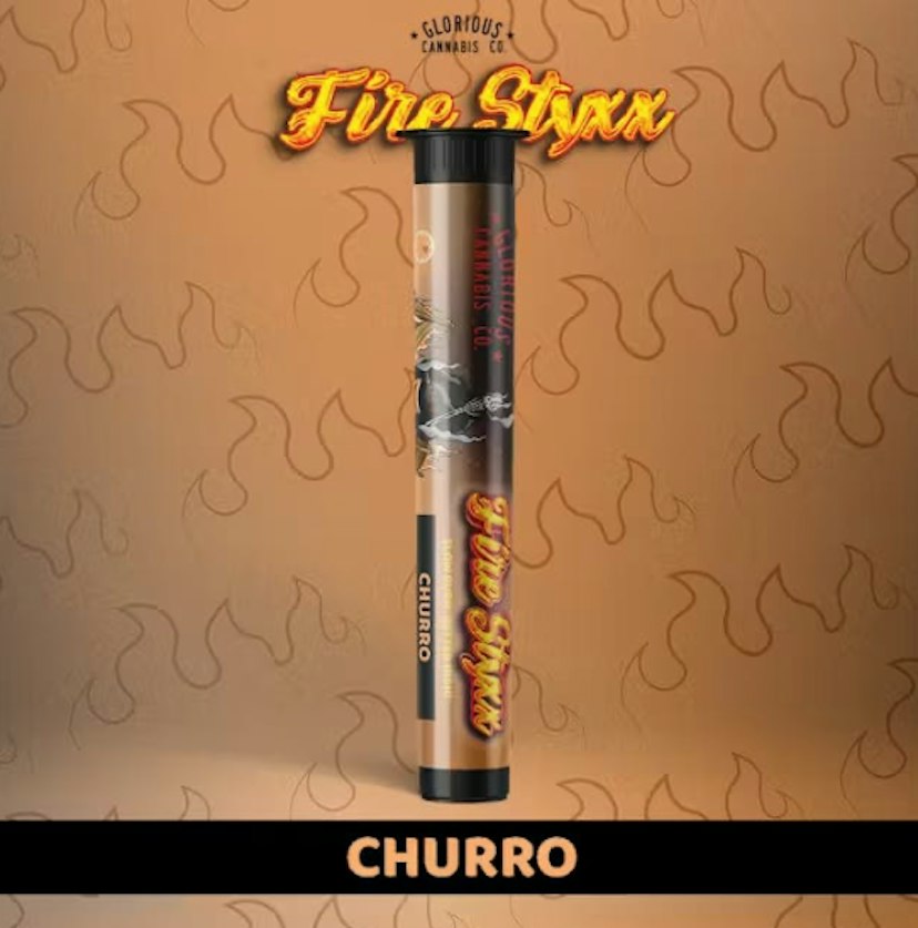 Glorious Fire Styxx Infused Pre-Roll | Churro