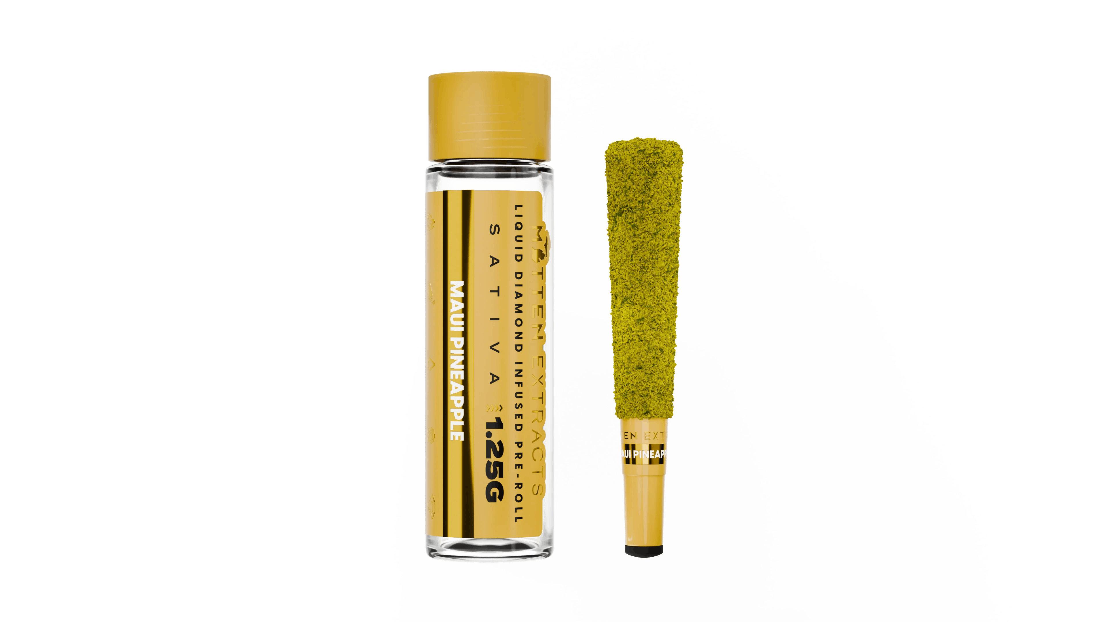 Product: MITTEN EXTRACTS | MAUI PINEAPPLE | INFUSED PRE-ROLL SATIVA