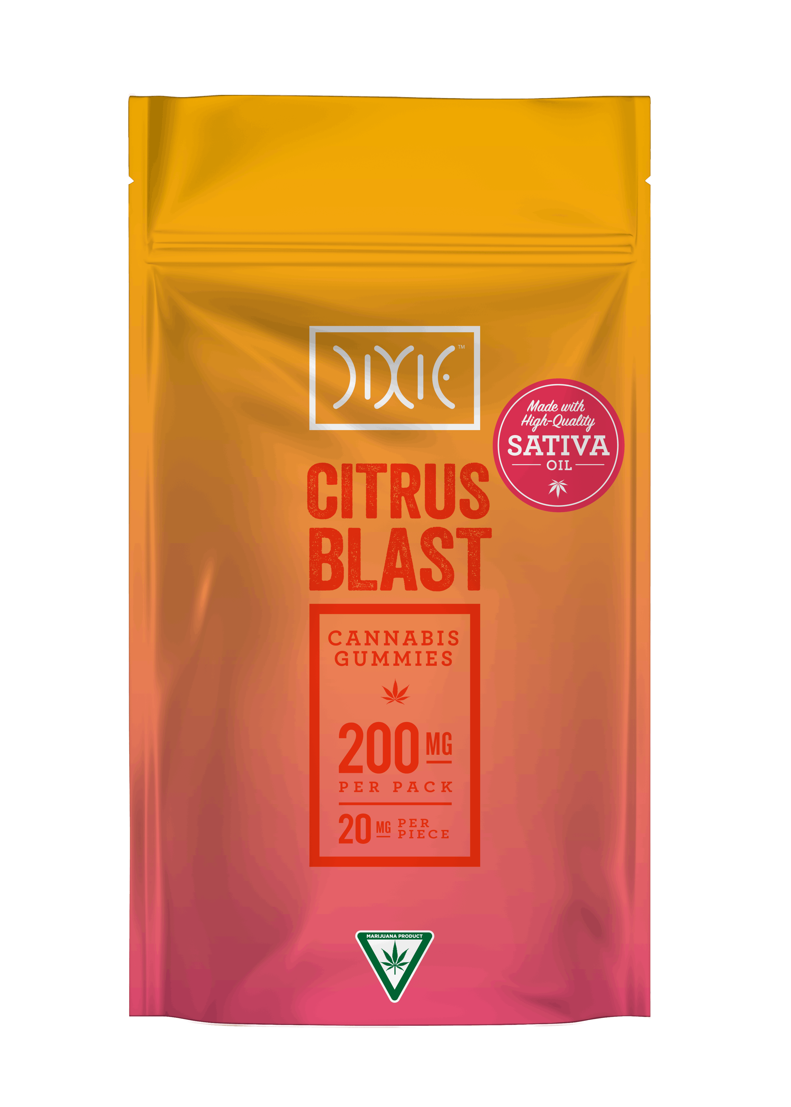 Product: Dixie | Gummies - Citrus Blast (Sativa) - 200mg