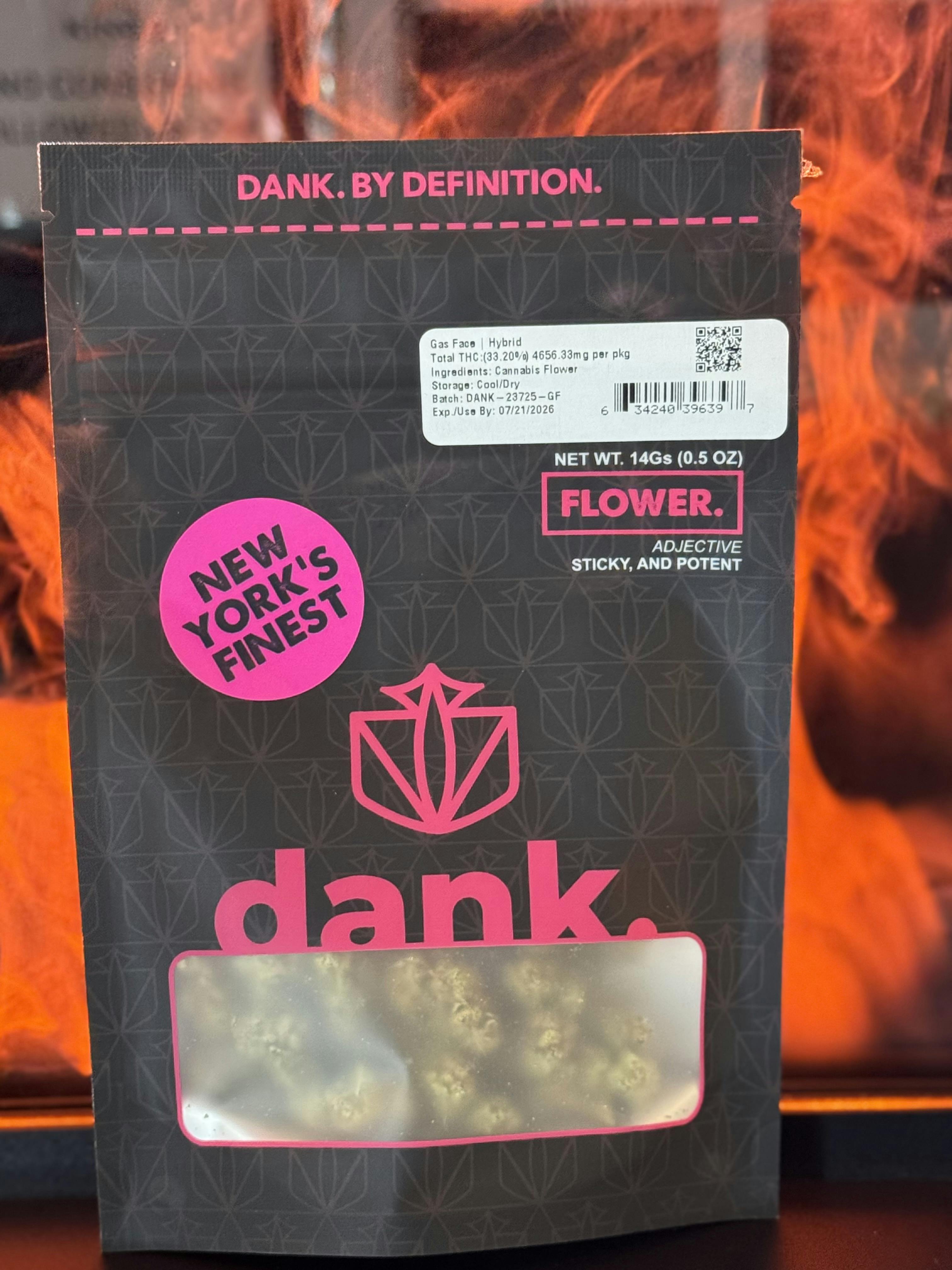 Dank | Gas Face | 14g (Sungrown)