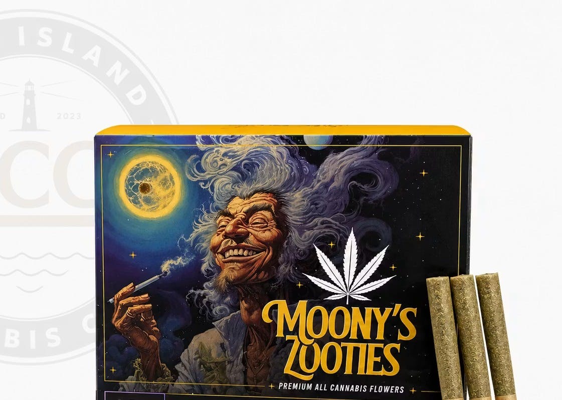 Product Moony Zooties - Tropical Cooler+Ice Cream Swirl - 7g - 14pk Prerollls