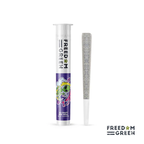 Freedom Green - 1g Preroll - MAC 1