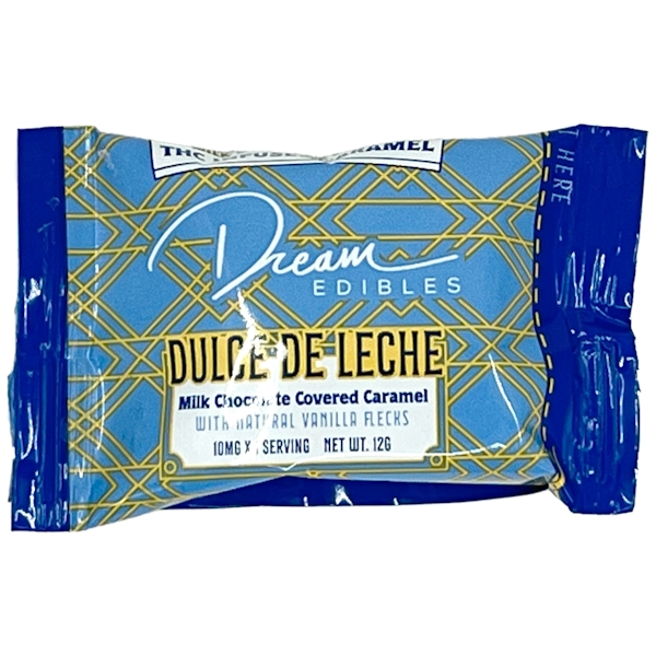 Dream Edibles | Milk Chocolate Covered Dulce De Leche Caramel | 10mg