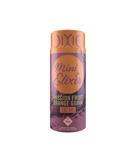 Dixie | 100mg Elixir | Passion Fruit Orange Guava Mini