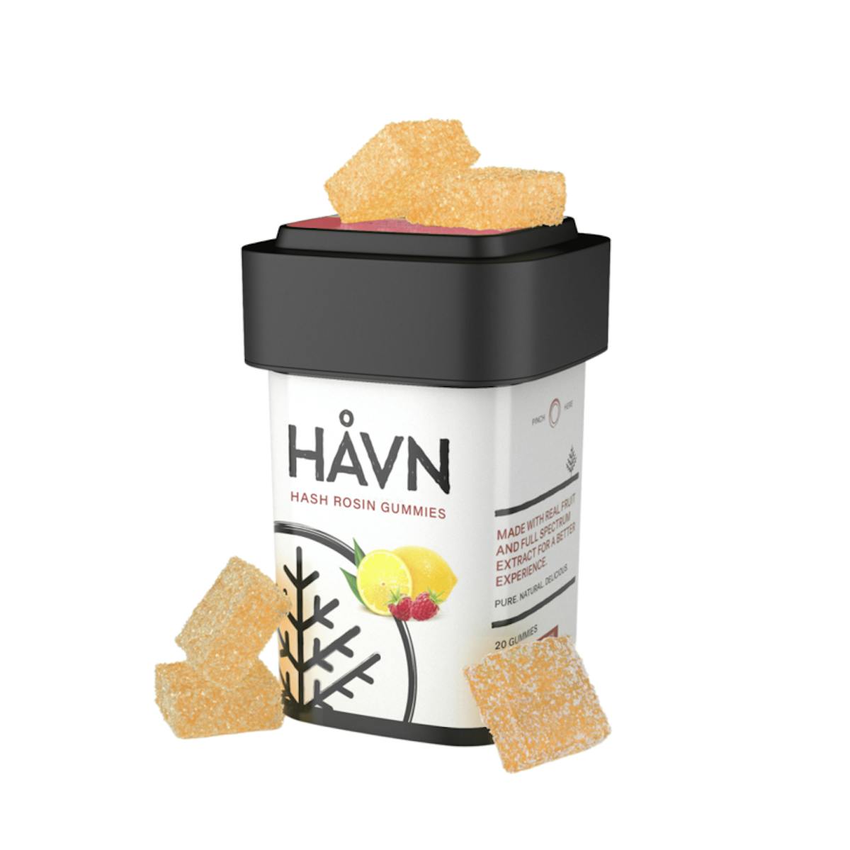 Photo of HAVN Raspberry Lemonade Gummies 100mg 20pk (Hash Rosin)