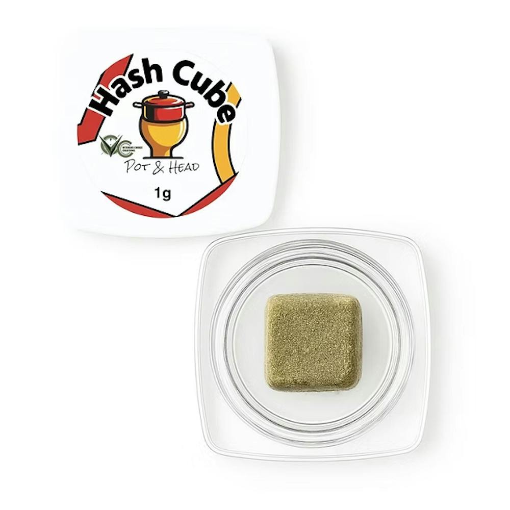 Product Pot & Head - Trainwreck - 1g - Hash Cube