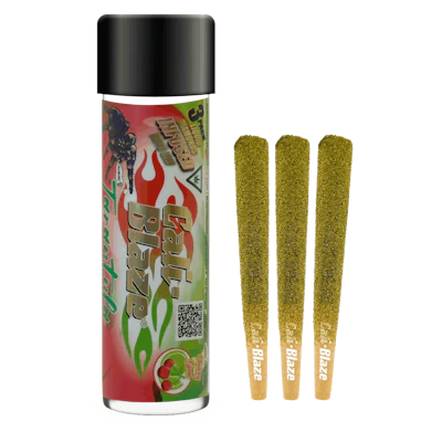 Cherry Lime Tarantula 3-Pack | 3g - PRE_ROLLS by Cali-Blaze at King of Budz