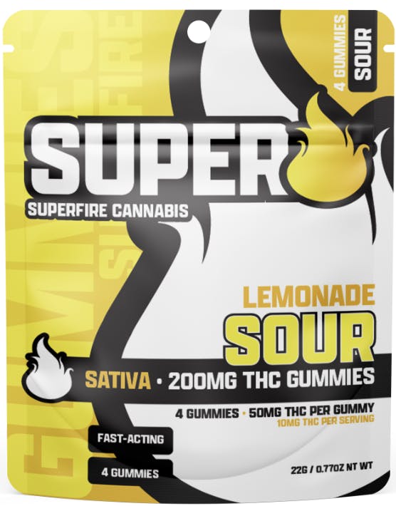 Product: Superfire | Gummies - Sour Lemonade - 200mg
