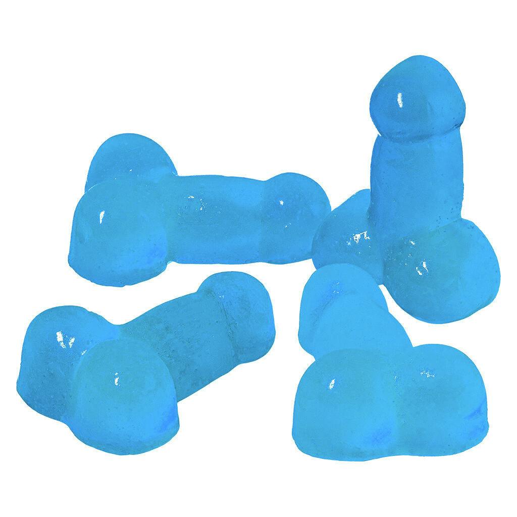 Blue Raspberry Penis Gummies - 4 Pack