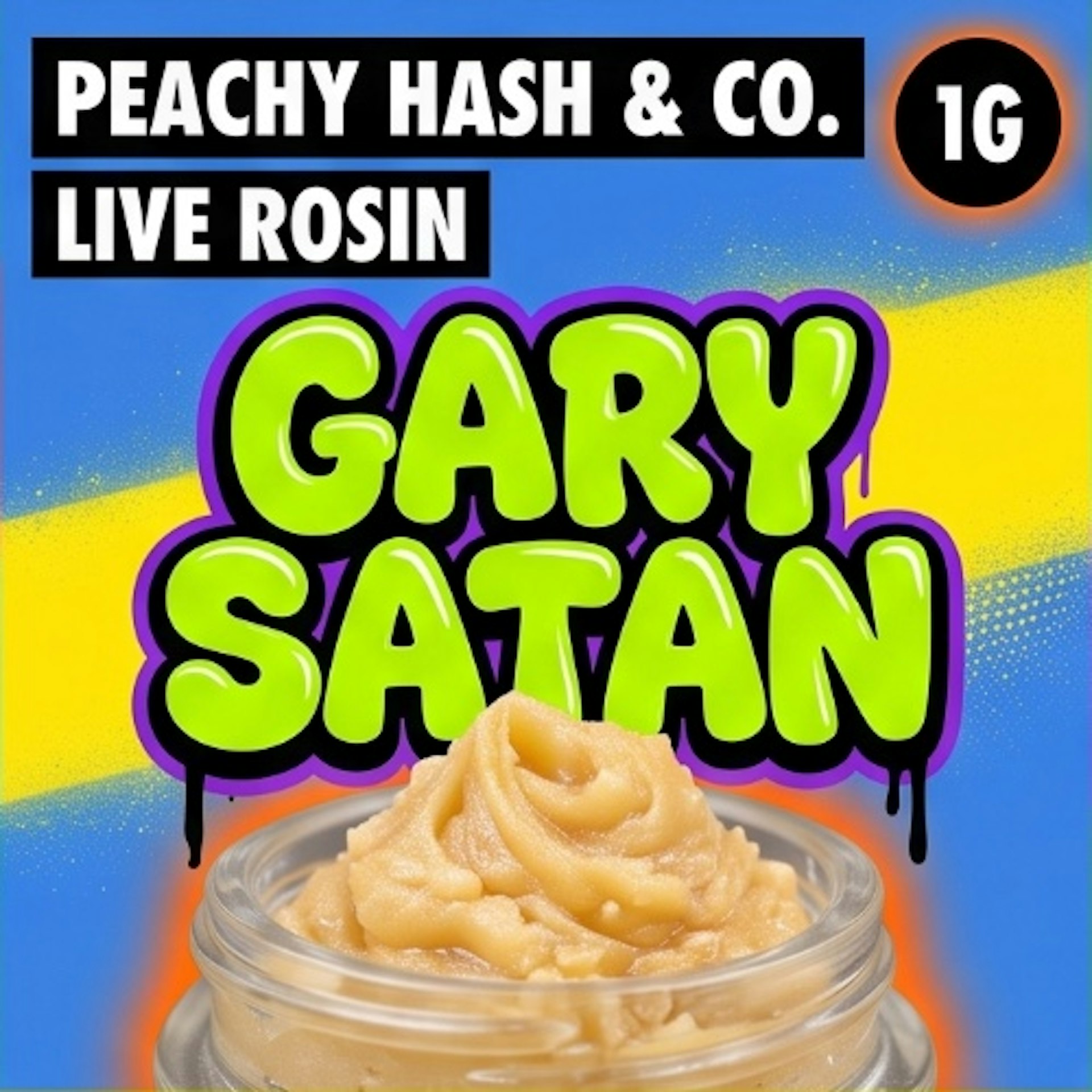 Peachy Hash & Co. - Gary Satan Live Rosin