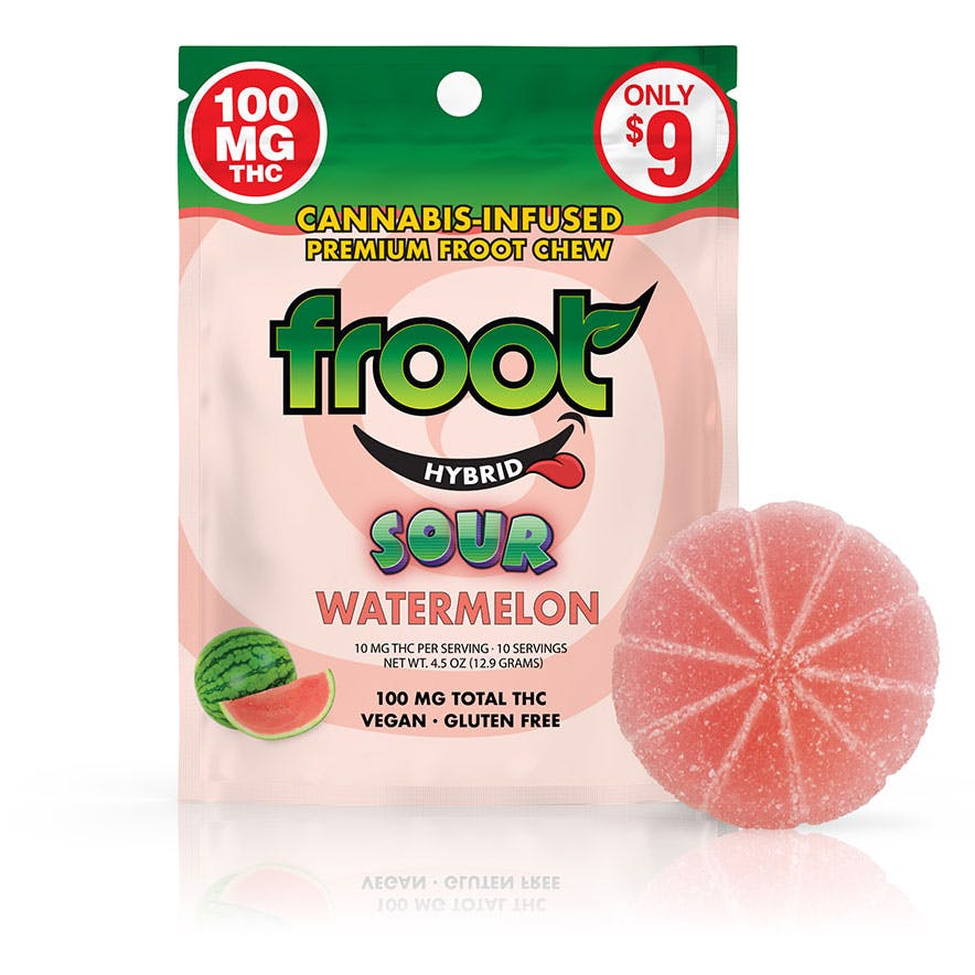 Froot Sour Watermelon 100mg Gummy