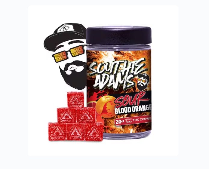 Image of Sour Blood Orange Chews 20-pack