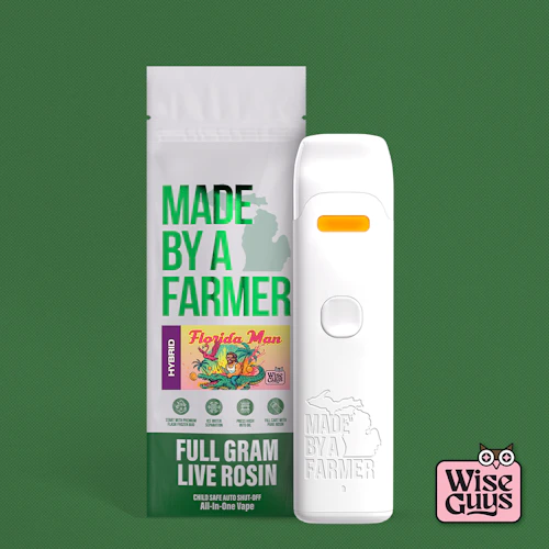 Made by a Farmer - 1g Live Rosin Disposable - Florida Man