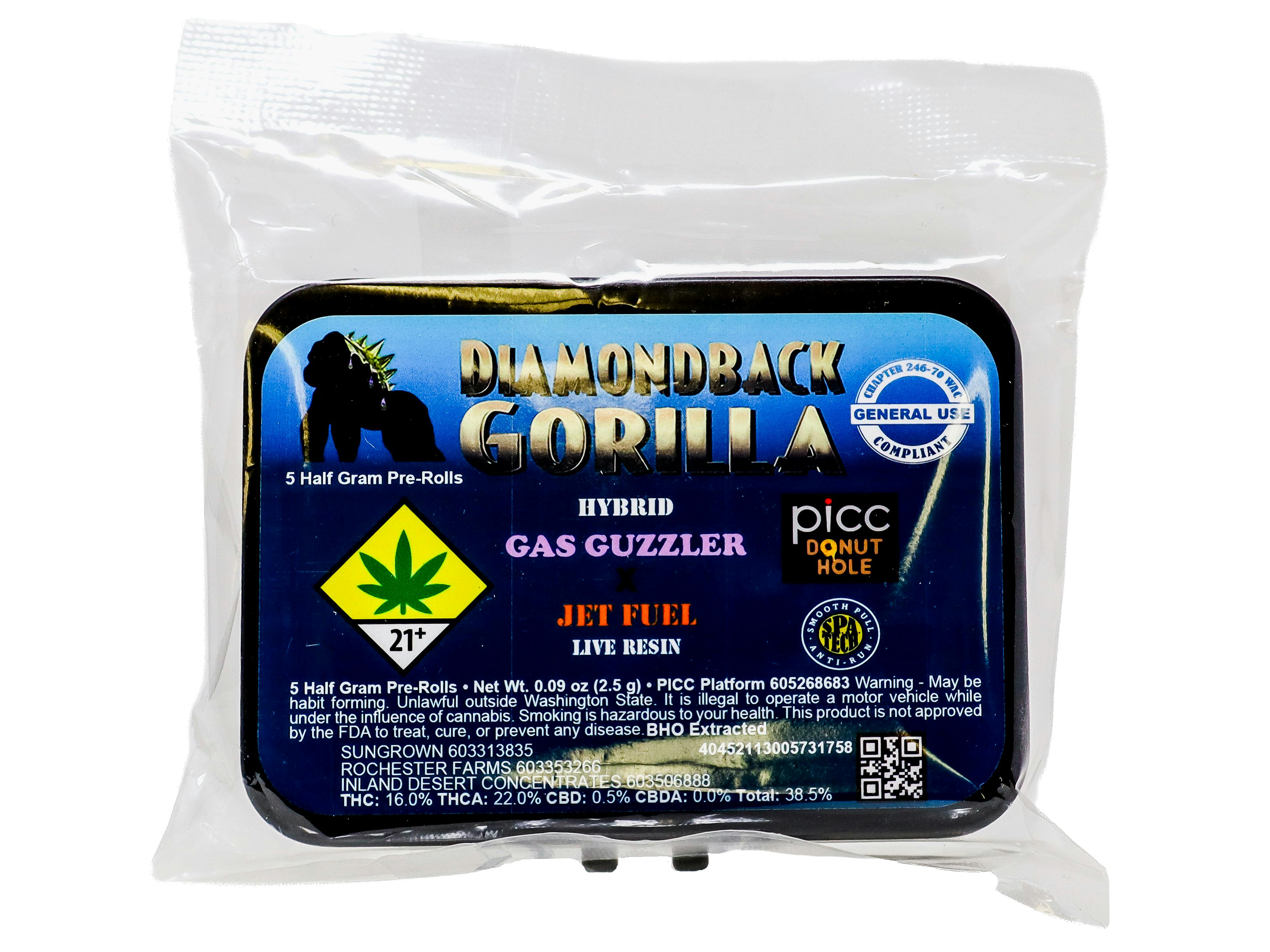 guzzle tobacco WRX Gas Guzzler x Jet Fuel Infused Preroll 5pk 54061 | Cannabis and Glass