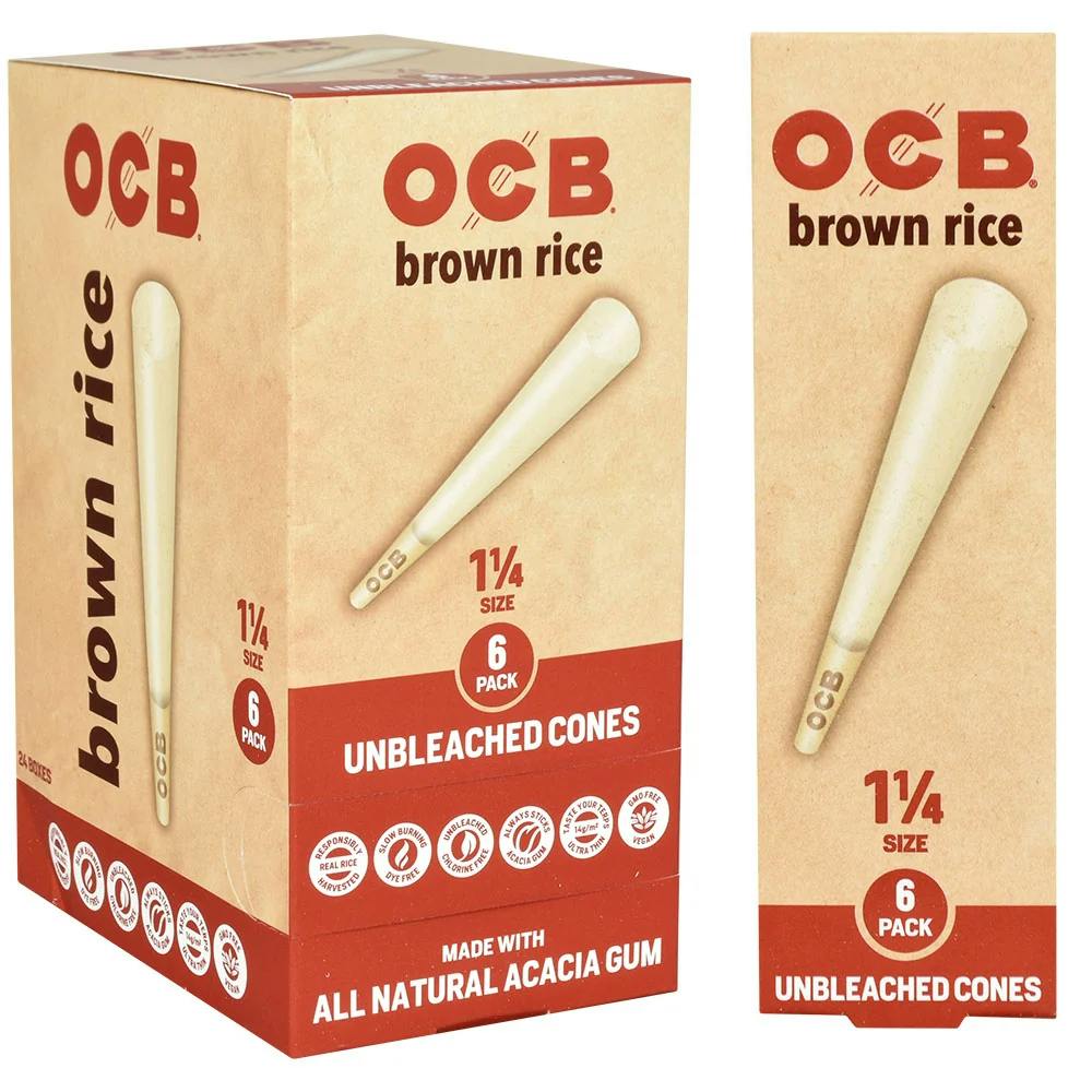 Accessories OCB Brown Rice Cones 1 1/4