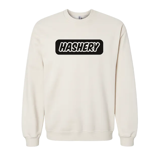 Hashery Crew Neck Tan L (apparel)
