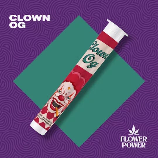 Flower Power - 1g Preroll - Clown OG