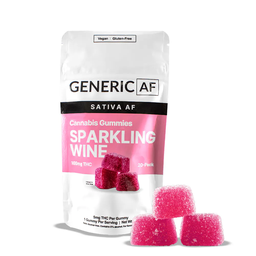 Product Generic AF - Generic Sparkling Wine - 20pk - 100mg
