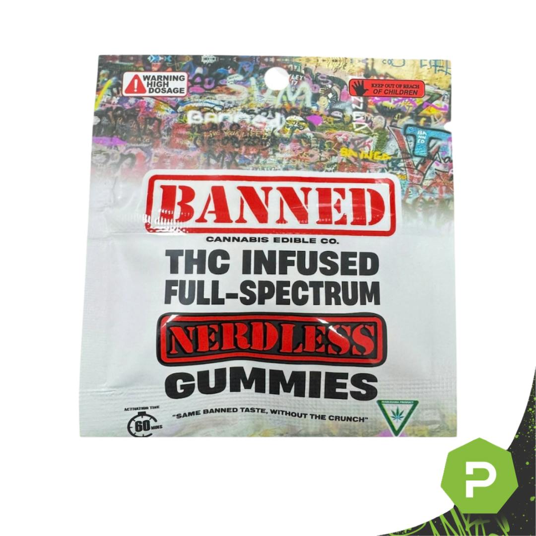 Banned Banned | 200mg Nerdless Single | Green Apple - Puff