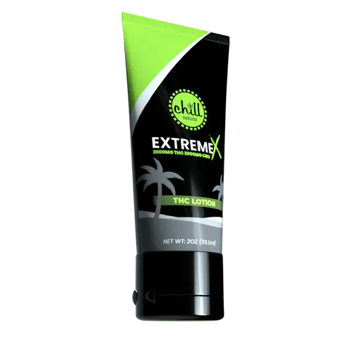 Chill Medicated Extreme X 1:1 THC/CBD 2000mg/2000mg Lotion Rec-active